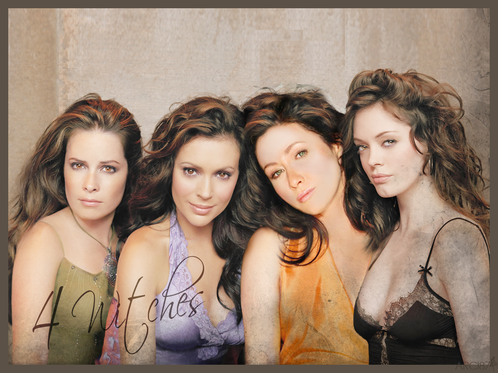 charmed wallpaper,painting,art,portrait,friendship,photography