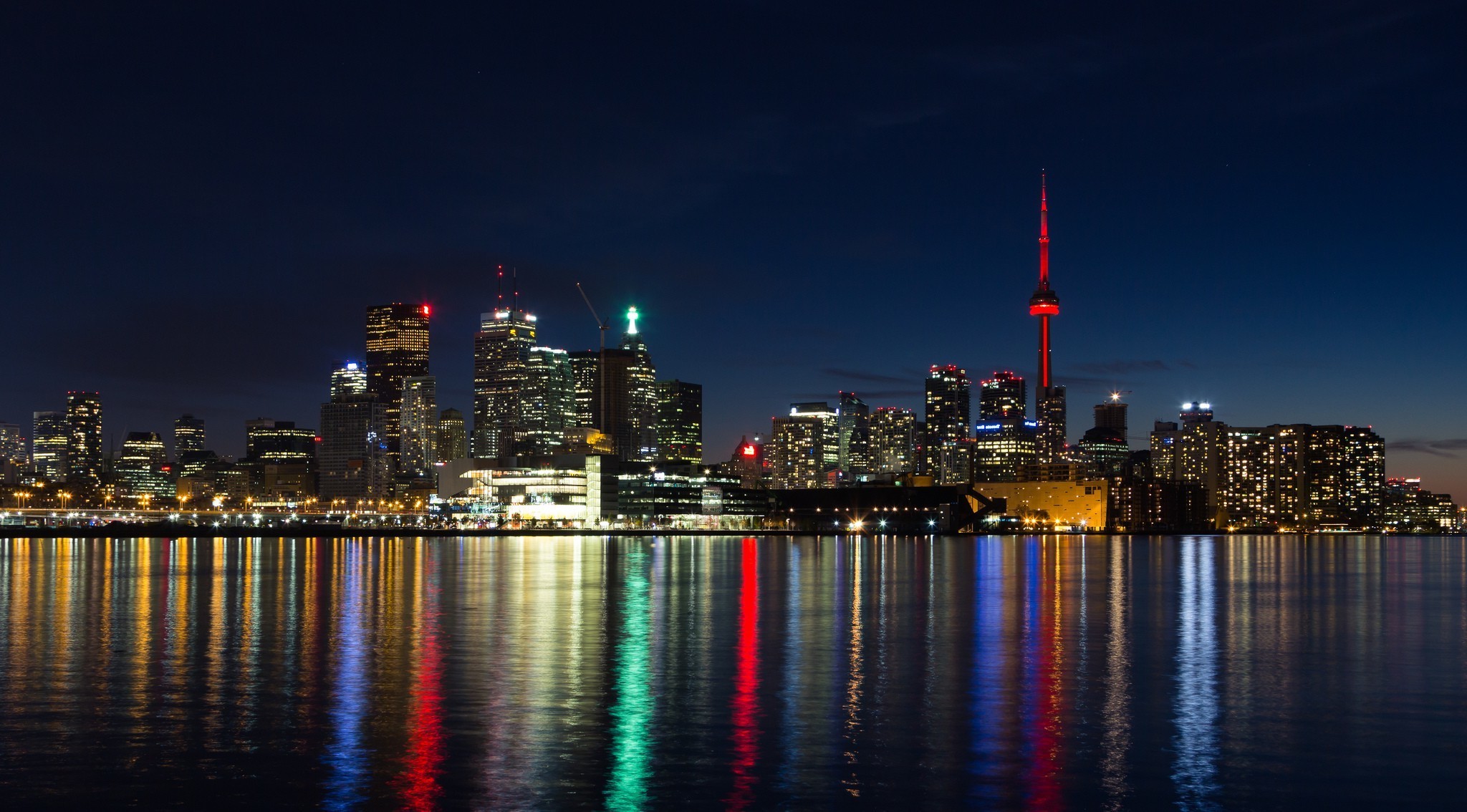 toronto fond d'écran hd,paysage urbain,ville,horizon,zone métropolitaine,nuit