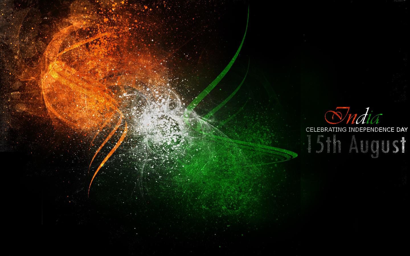 fond d'écran de la fête de l'indépendance de l'inde,vert,police de caractère,espace,art fractal,graphique