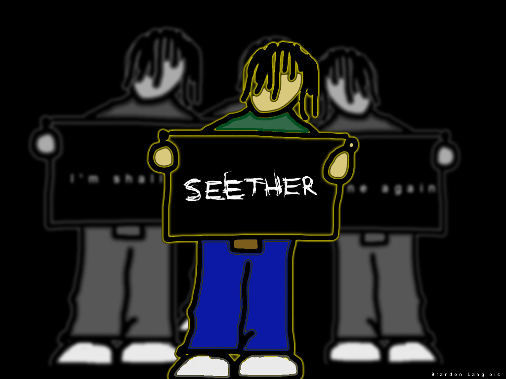 seether wallpaper,cartoon,green,text,darkness,graphic design