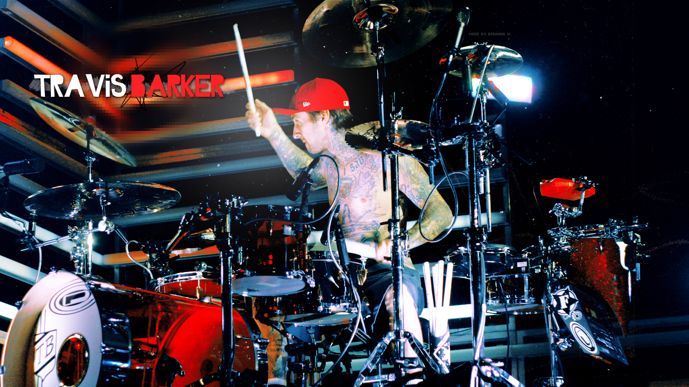 travis barker wallpaper,musician,drum,drummer,performance,drums