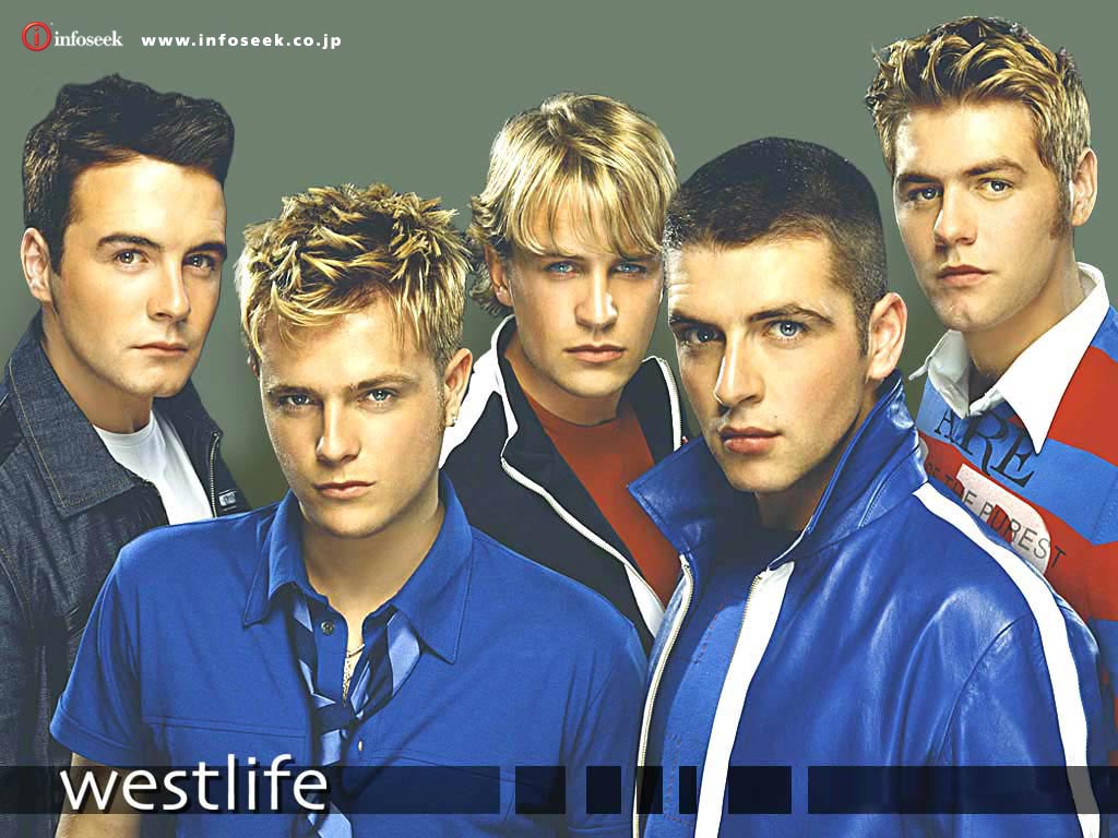 fondo de pantalla de westlife,portada del álbum,equipo