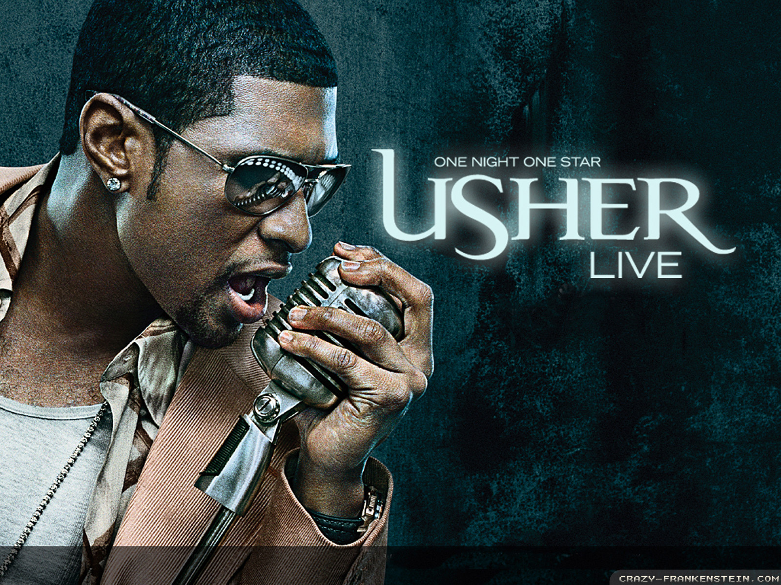 fond d'écran usher,la musique,lunettes,cool,couverture de l'album,rappeur