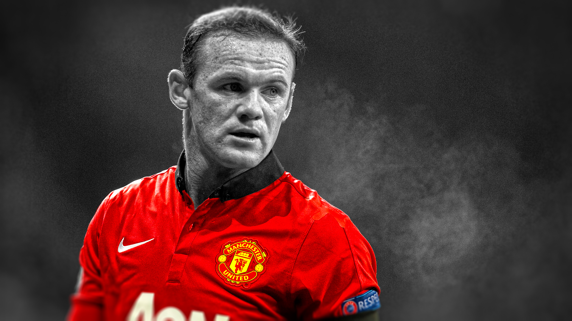 fond d'écran rooney,joueur de football,joueur de football,joueur,rouge,équipe