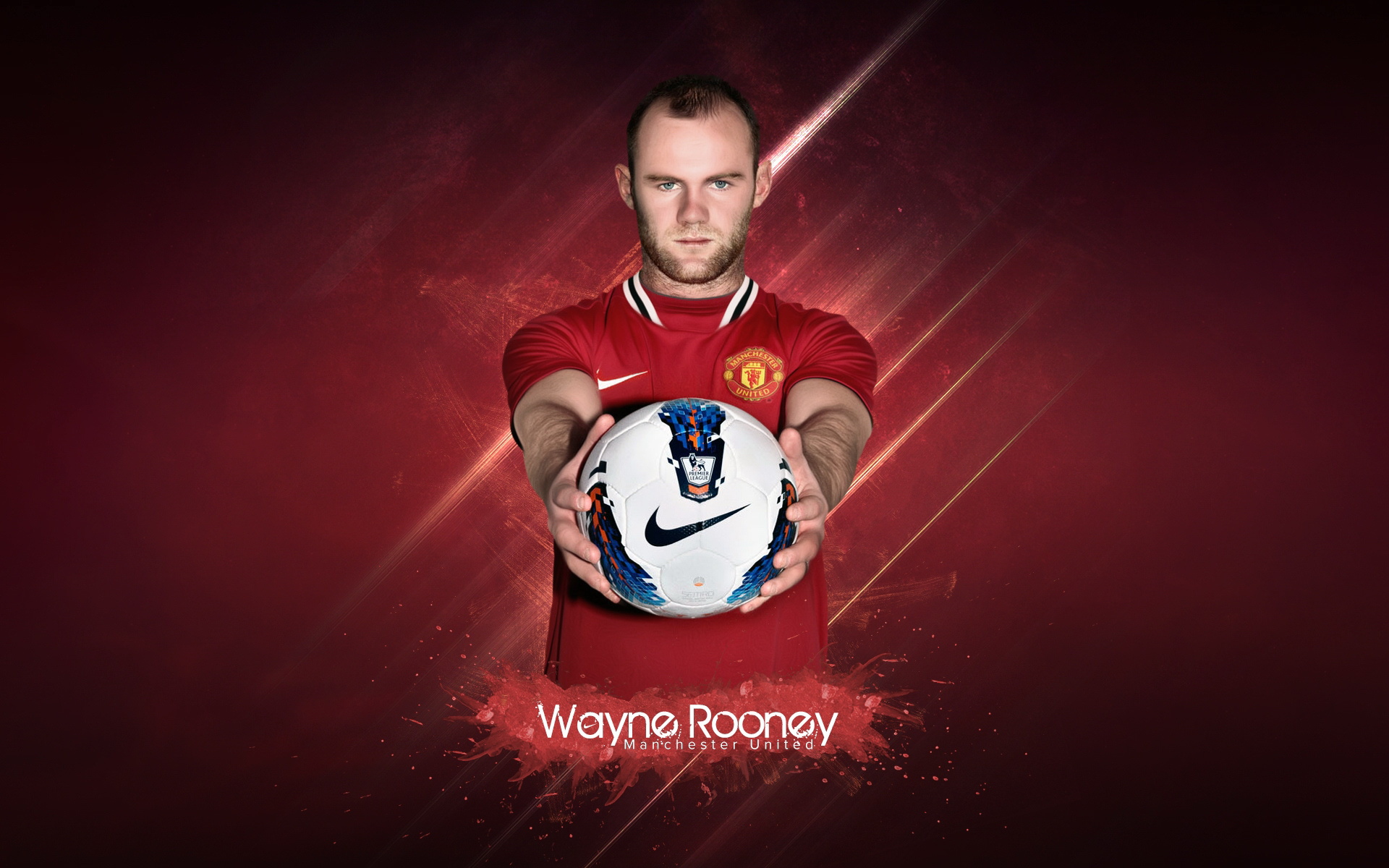 fond d'écran rooney,joueur de football,ballon de football,football,joueur,joueur de football