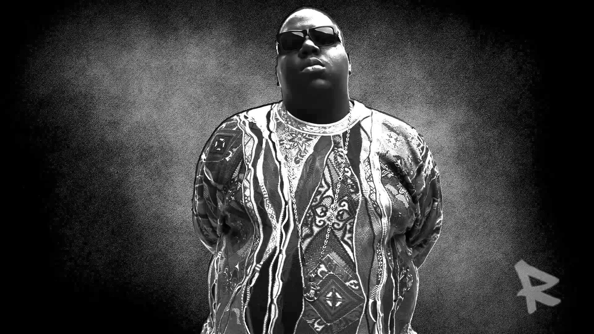 notorious big wallpaper,black,white,music,rapper,cool