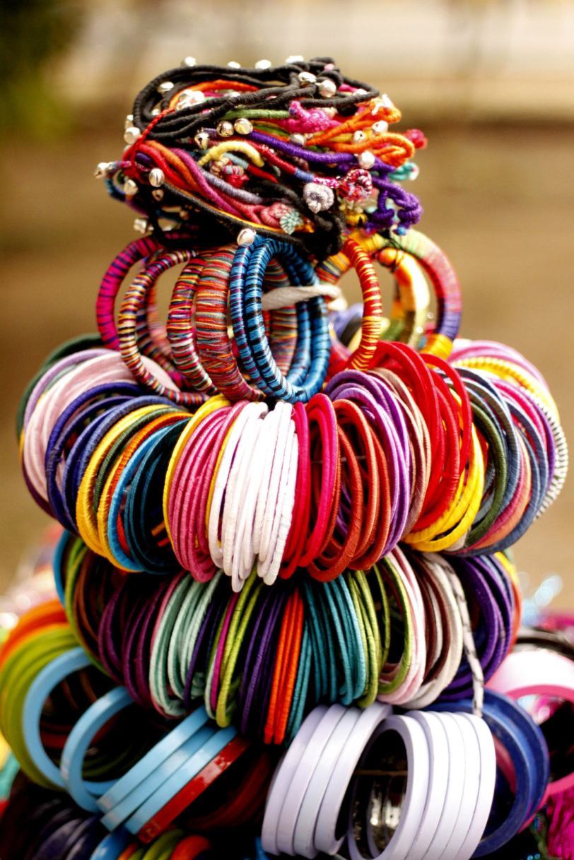 brazaletes de papel tapiz,brazalete,pulsera,textil,lana