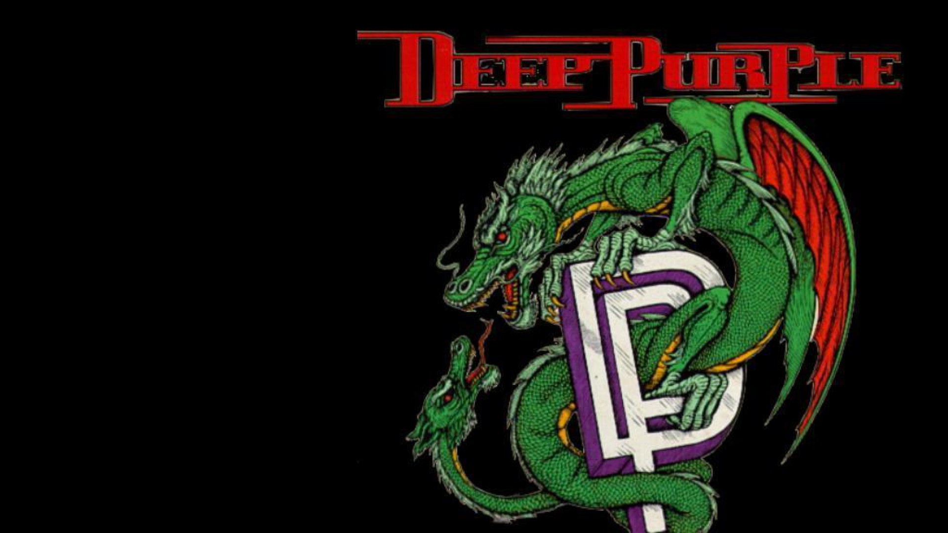 deep purple wallpaper,green,fictional character,graphic design,font,logo