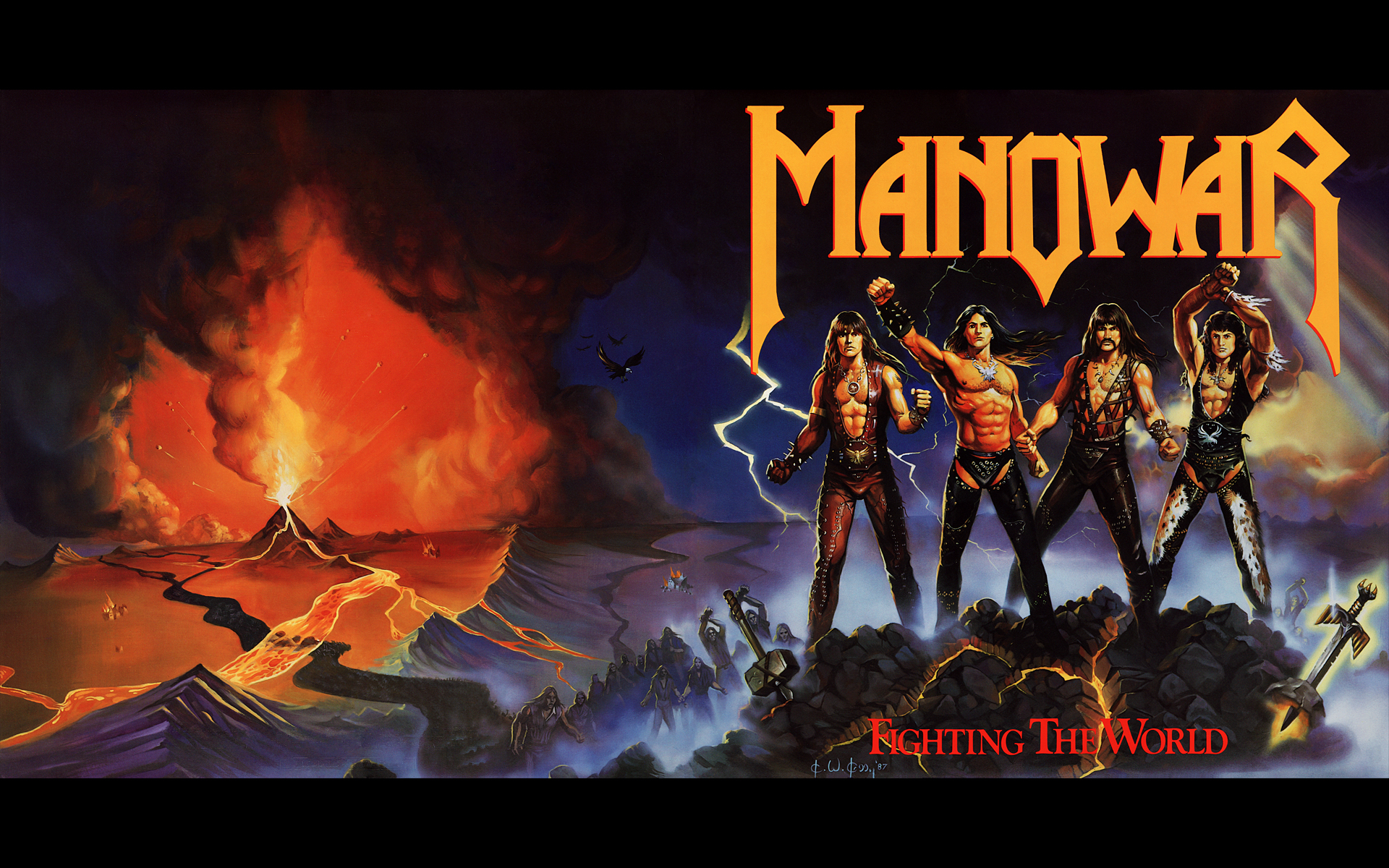 manowar wallpaper,action adventure game,movie,pc game,poster,cg artwork