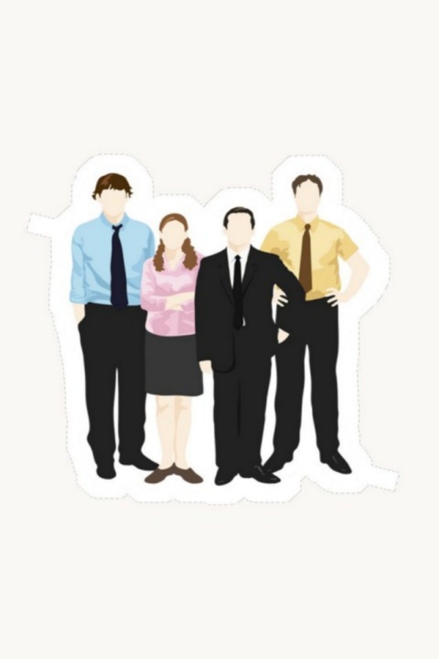 the office iphone wallpaper,people,product,standing,illustration,font