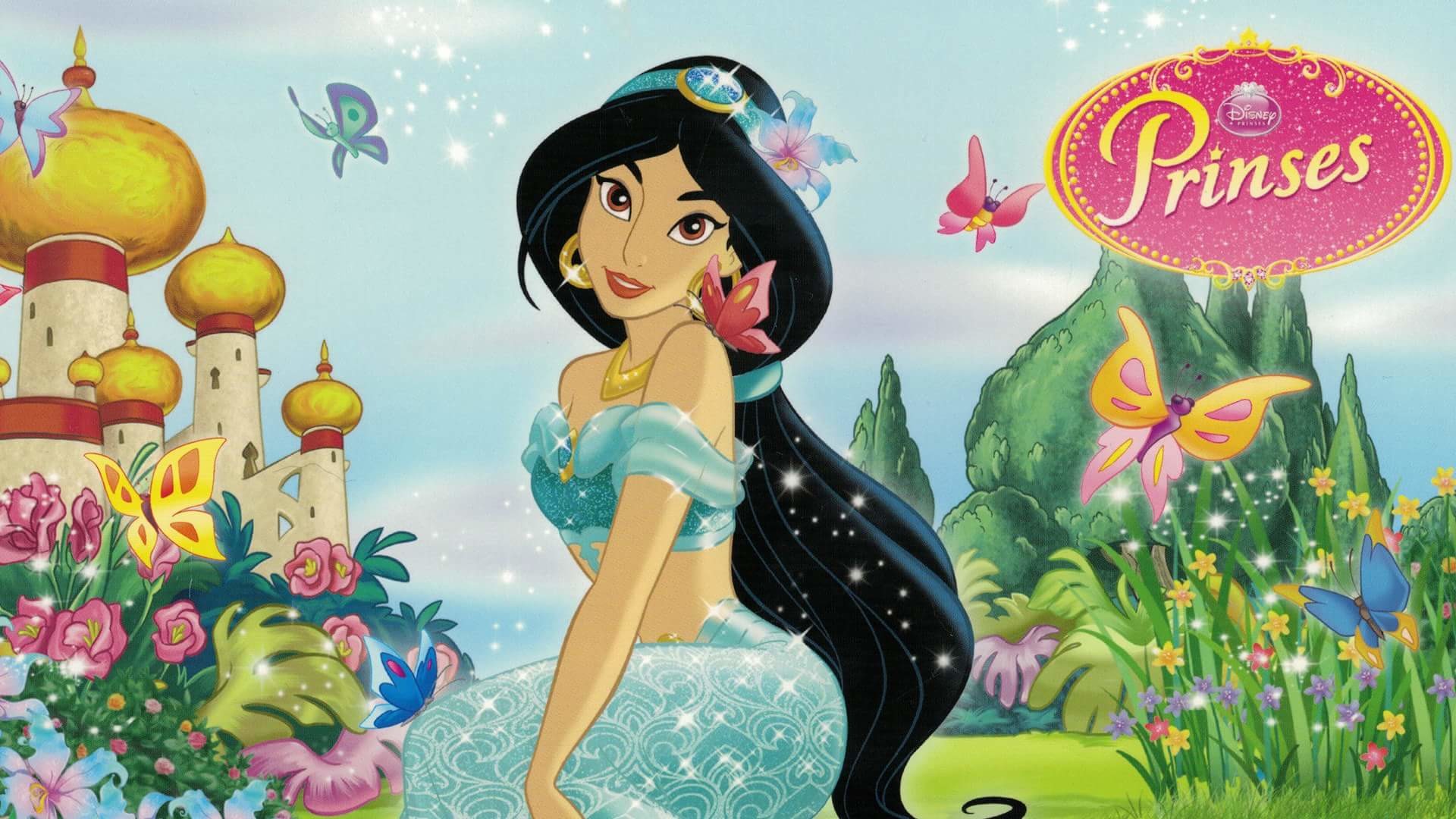 jasmine wallpaper,animated cartoon,cartoon,fictional character,illustration,animation