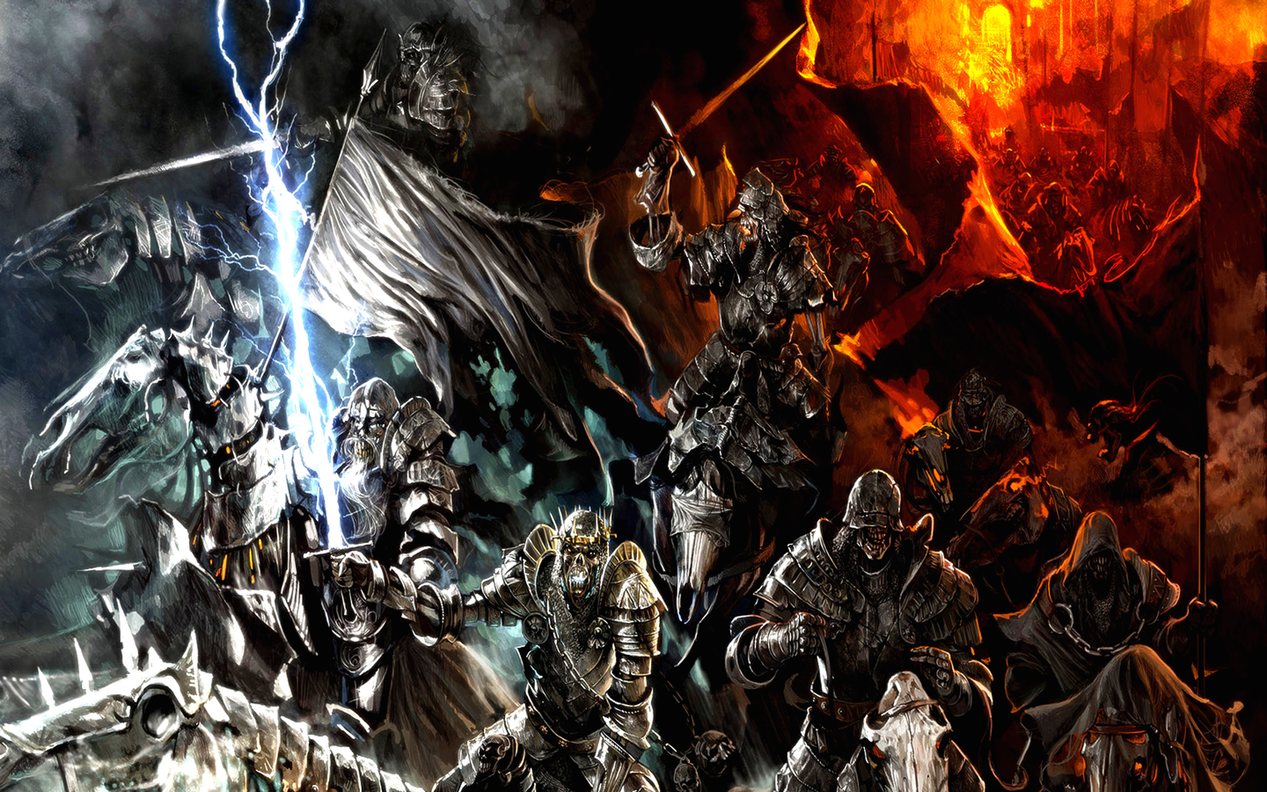 epic battle wallpaper,action adventure game,cg artwork,demon,strategy video game,pc game