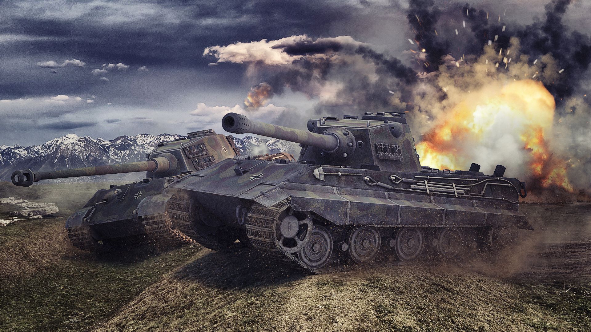 welt der panzer blitz wallpaper,panzer,fahrzeug,computerspiel,selbstfahrende artillerie,militärfahrzeug