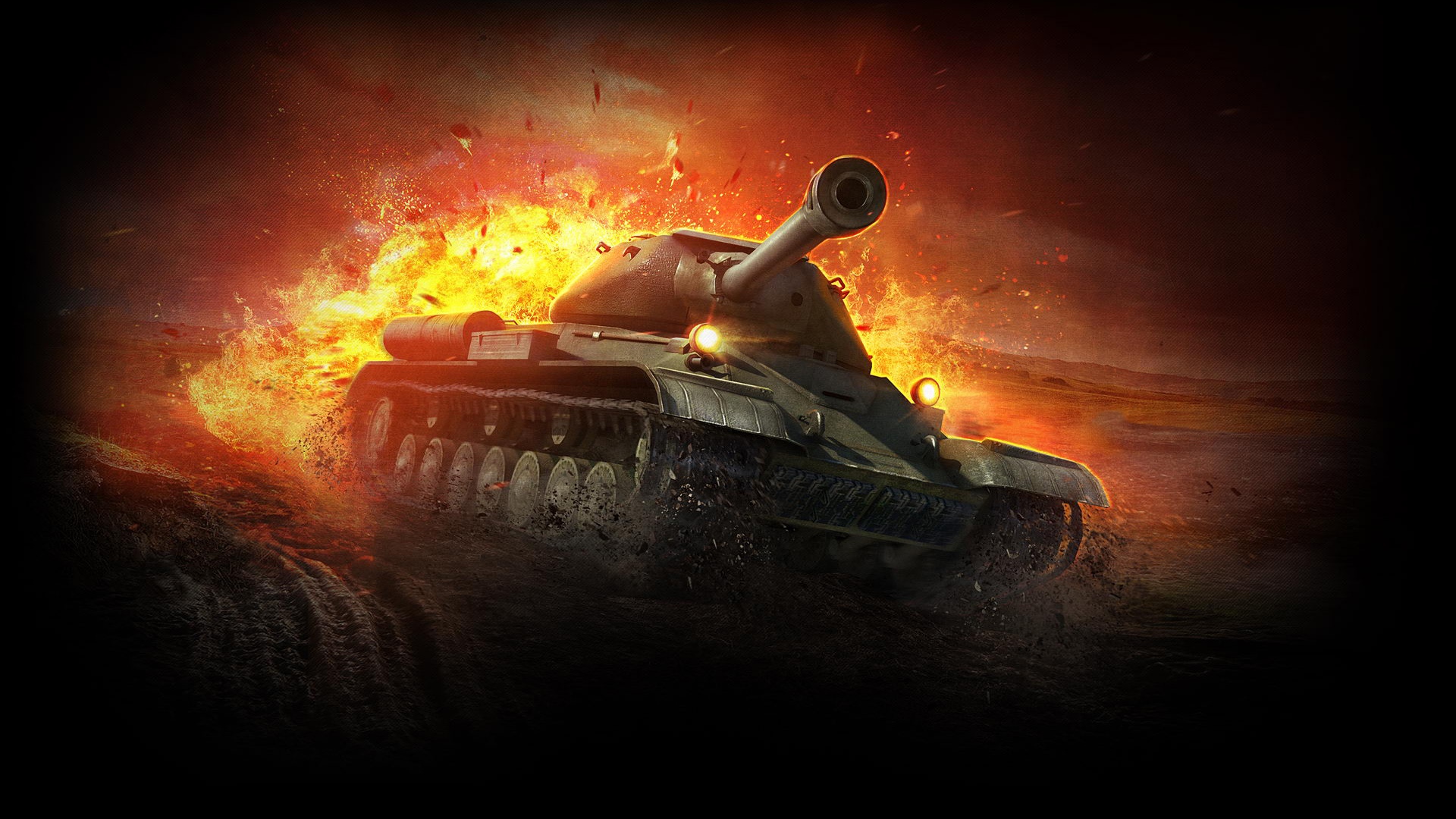 mundo de tanques fondo de pantalla hd,vehículo,fuego,explosión,ilustración