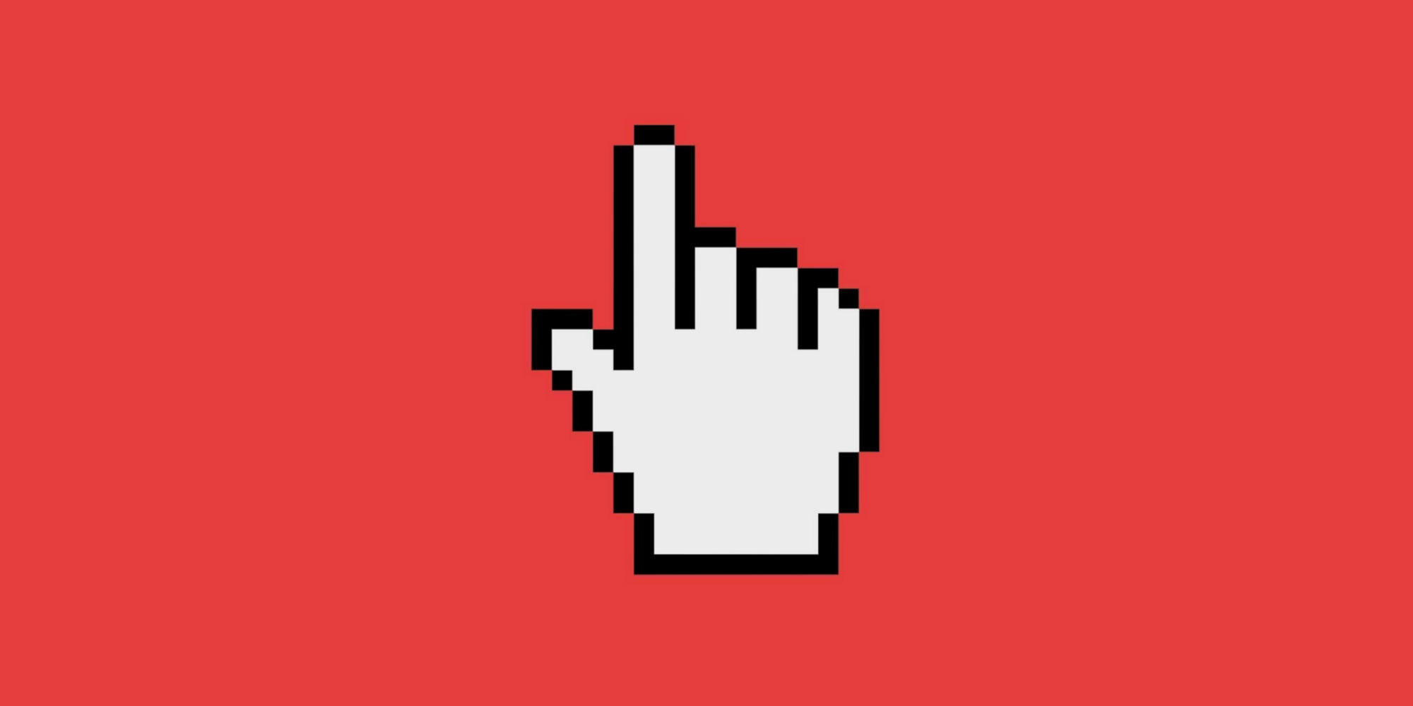 click wallpaper,red,icon,finger,gesture,symbol