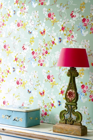 funky wallpapers for kitchens,wallpaper,lampshade,pink,wall,lighting accessory