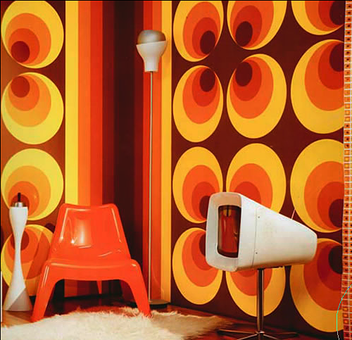 funky wallpaper uk,naranja,amarillo,diseño de interiores,fondo de pantalla,diseño