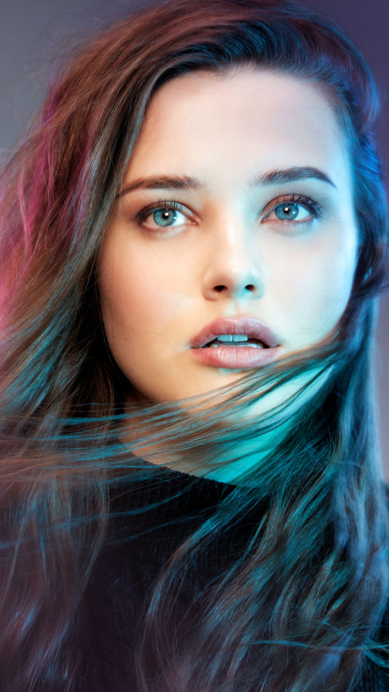 hannah wallpaper,hair,face,eyebrow,blue,lip