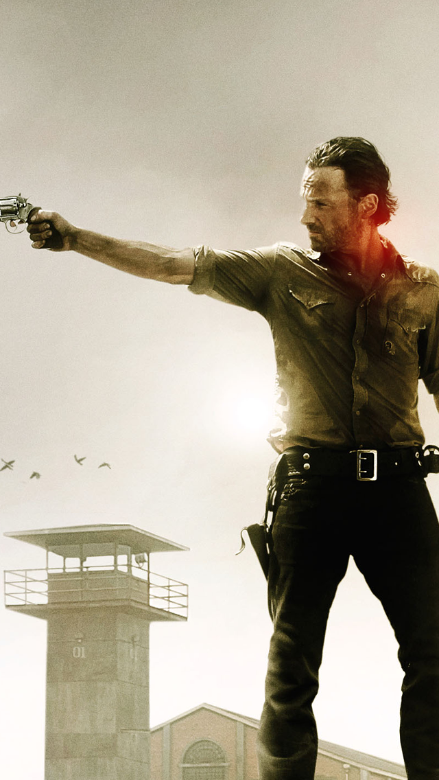 the walking dead iphone wallpaper,standing,fictional character