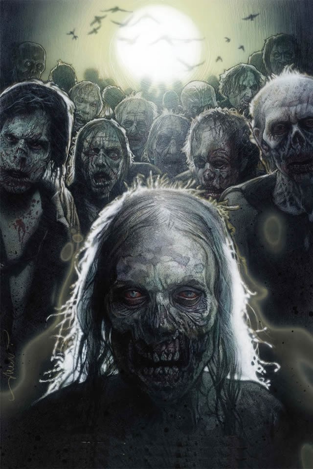 the walking dead iphone wallpaper,human,ghost,fictional character,illustration,photography