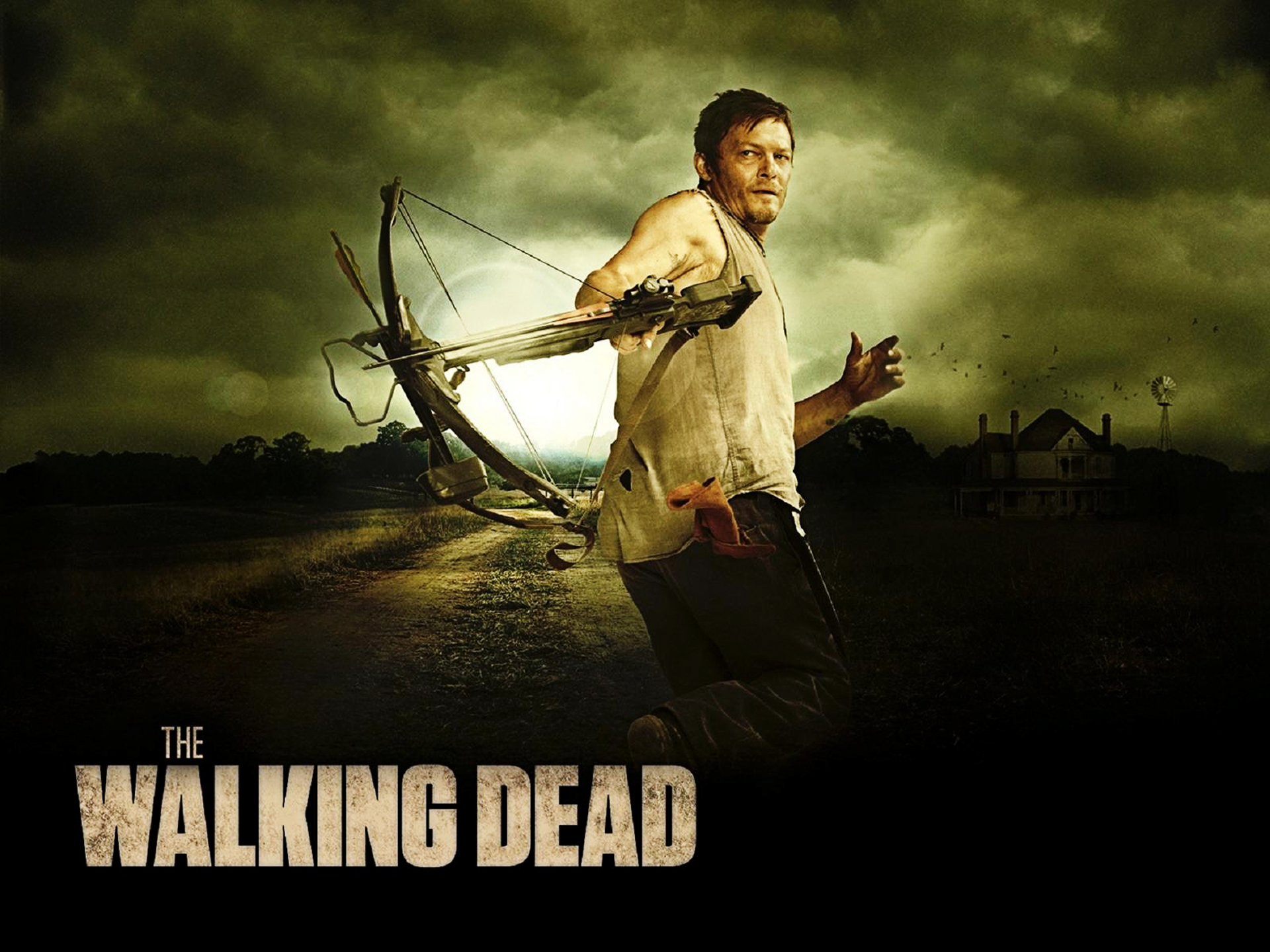 the walking dead daryl wallpaper,poster,movie,photography,photo caption,digital compositing