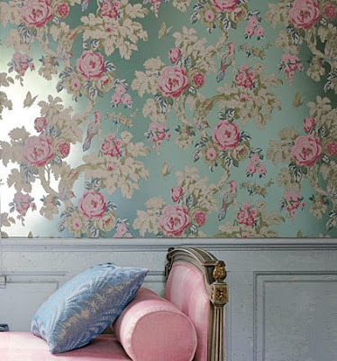 french wallpaper designs,wallpaper,pink,wall,room,interior design