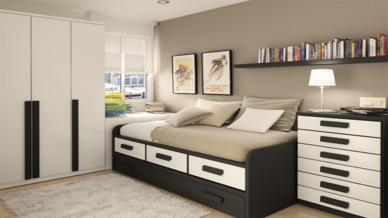 bookcase wallpaper designs,bedroom,furniture,bed,room,bed frame