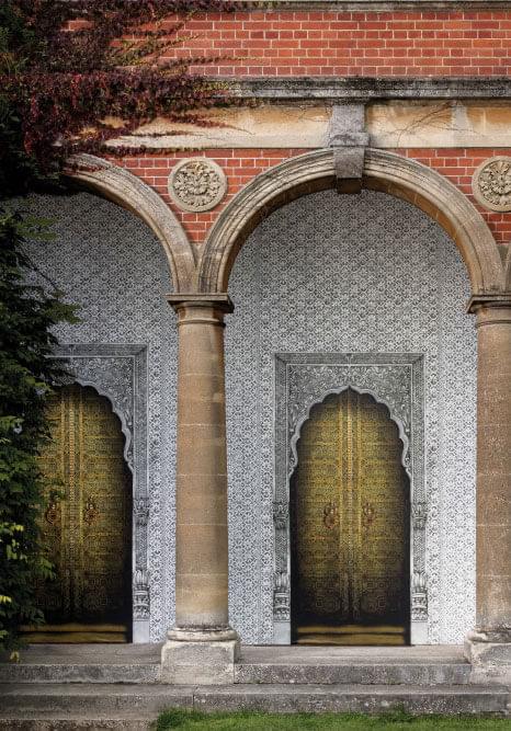 모로코 영감 벽지,아치,건축물,거룩한 곳,건물,중세 건축