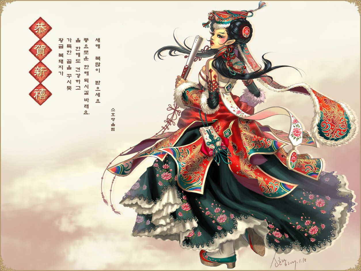 chinoise wallpaper,costume design,illustration,cg artwork,graphic design,art