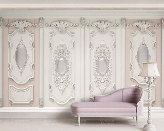 french style wallpaper,white,furniture,room,wall,wallpaper
