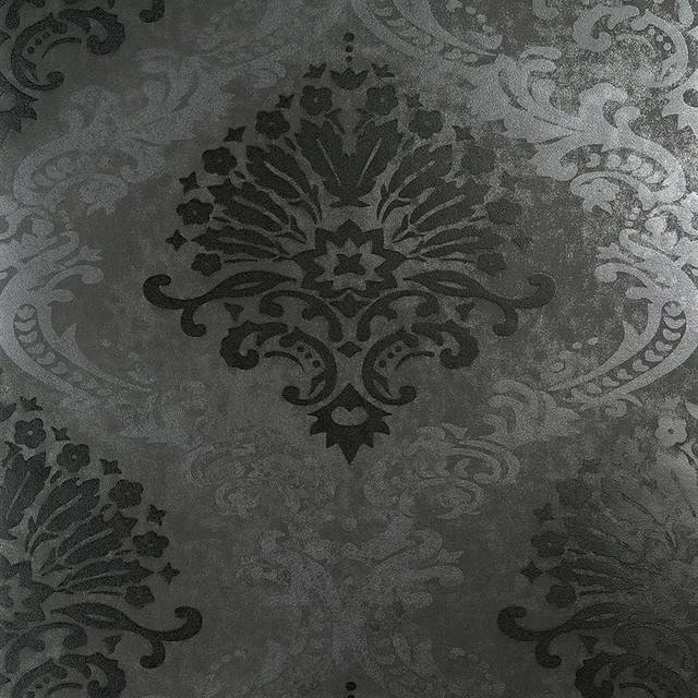 papel pintado metálico del damasco,negro,modelo,textil,fondo de pantalla,diseño