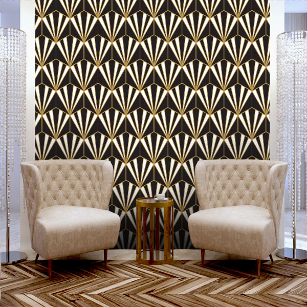 art deco wallpaper uk,pared,fondo de pantalla,sala,mueble,habitación