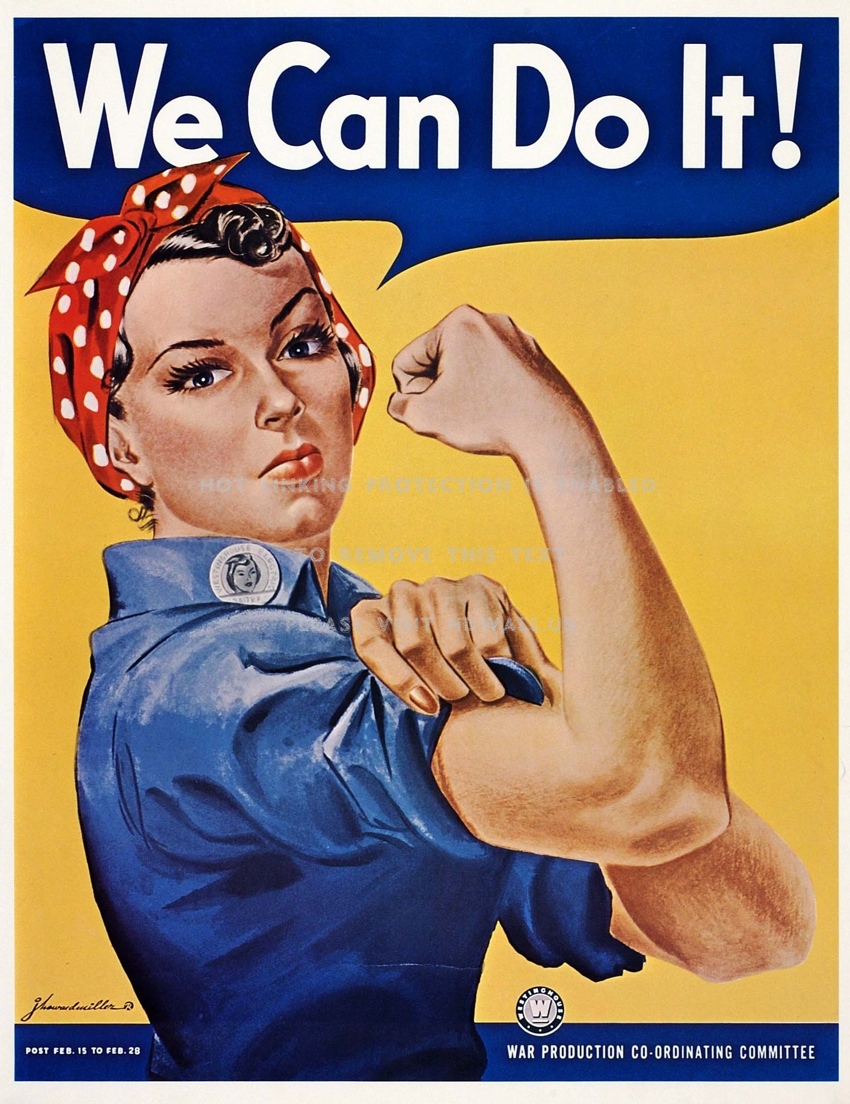 we can do it wallpaper,poster,magazine,vintage advertisement,thumb