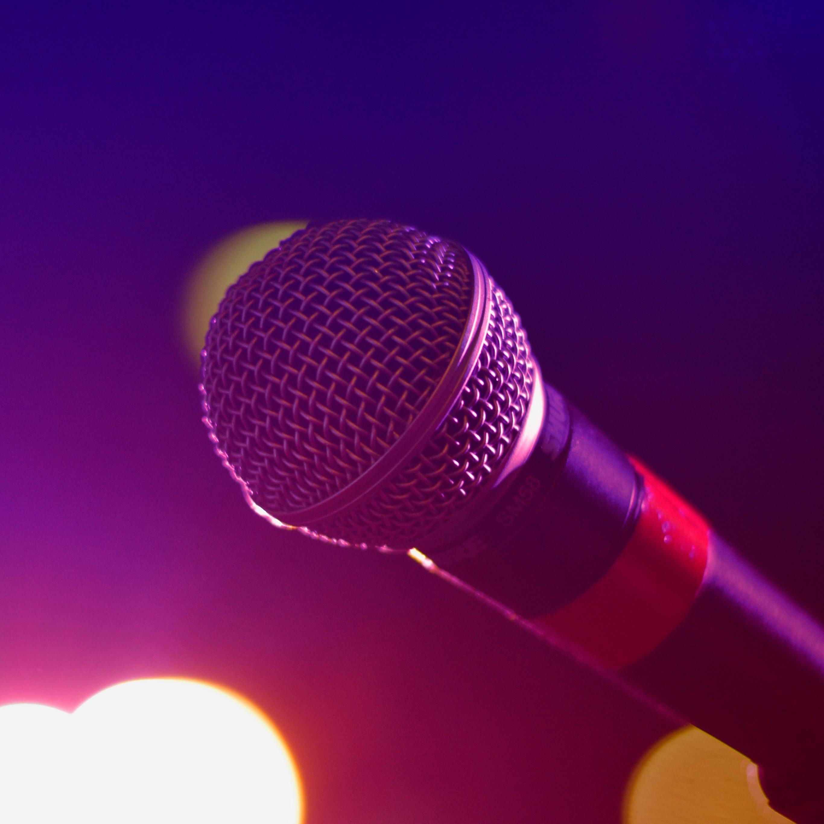 singing wallpaper hd,microphone,audio equipment,microphone stand,light