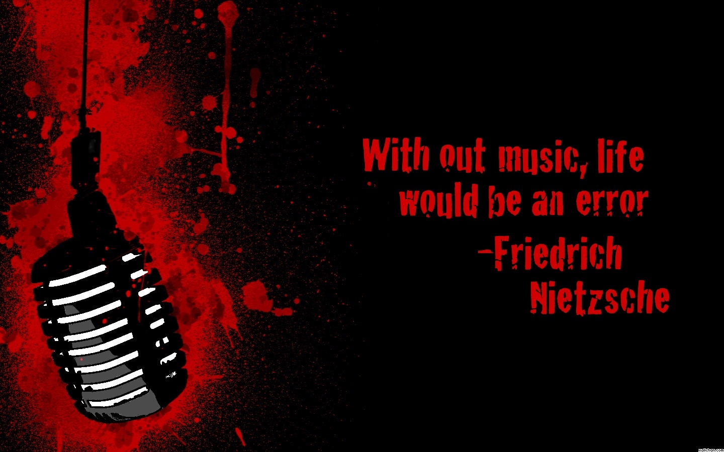 music quotes wallpaper,red,text,microphone,font,audio equipment