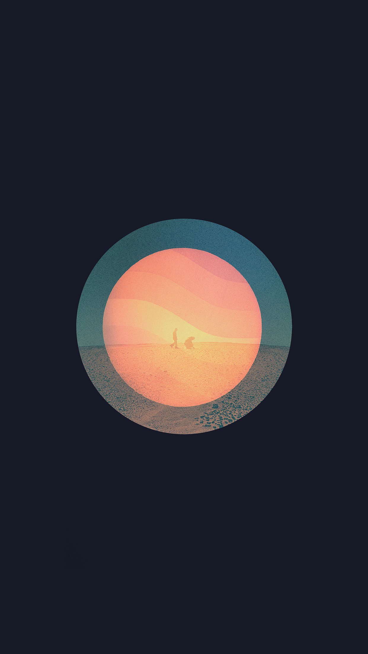 hd musik wallpaper für android,orange,himmel,kreis,atmosphäre,illustration