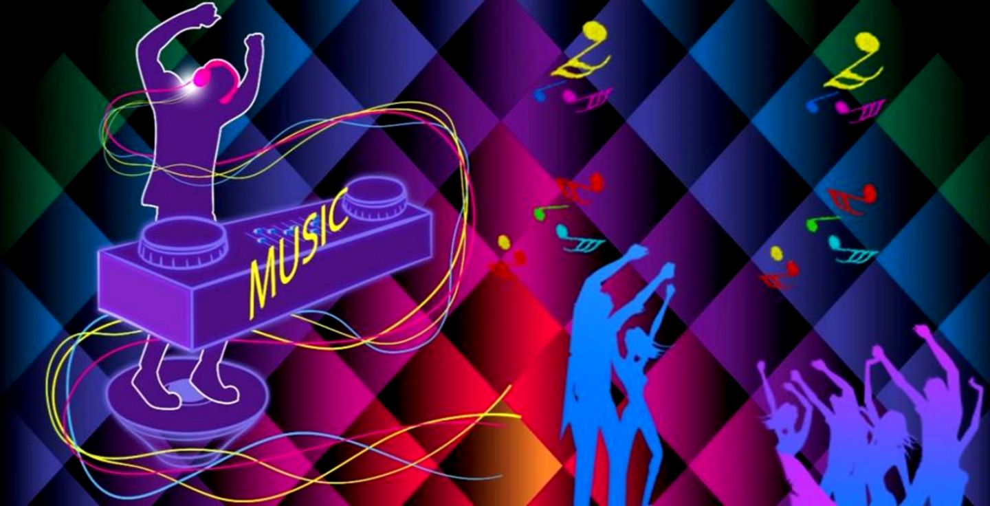 hd music wallpapers for android,graphic design,purple,pattern,neon,text
