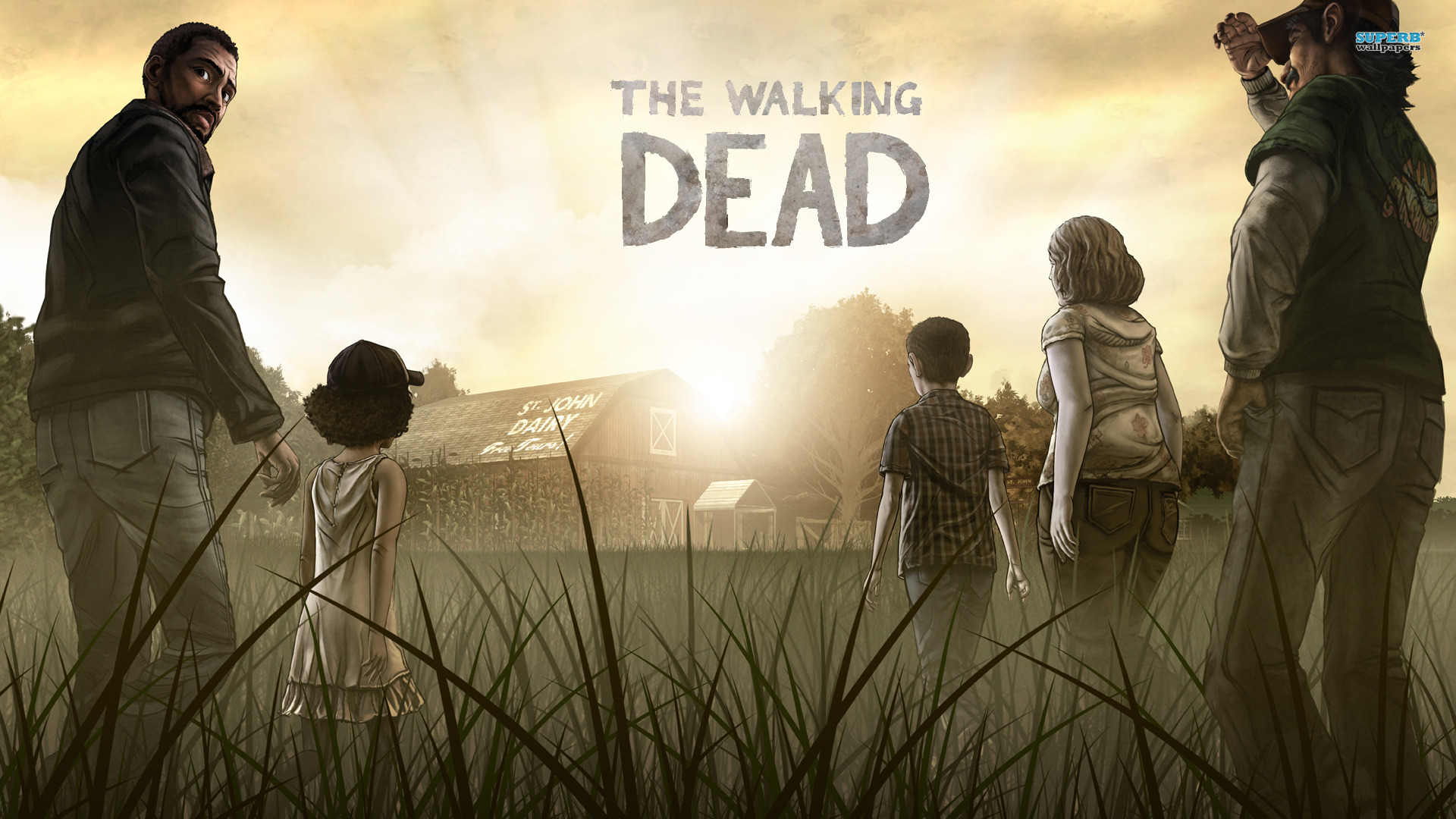 wallpaper hd the walking dead,atmospheric phenomenon,adaptation,photography,games,adventure game
