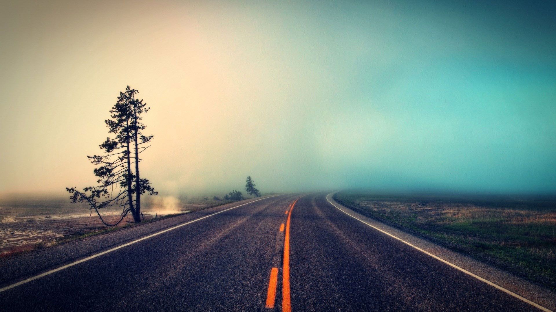 twitter header wallpaper,sky,road,nature,natural landscape,atmospheric phenomenon