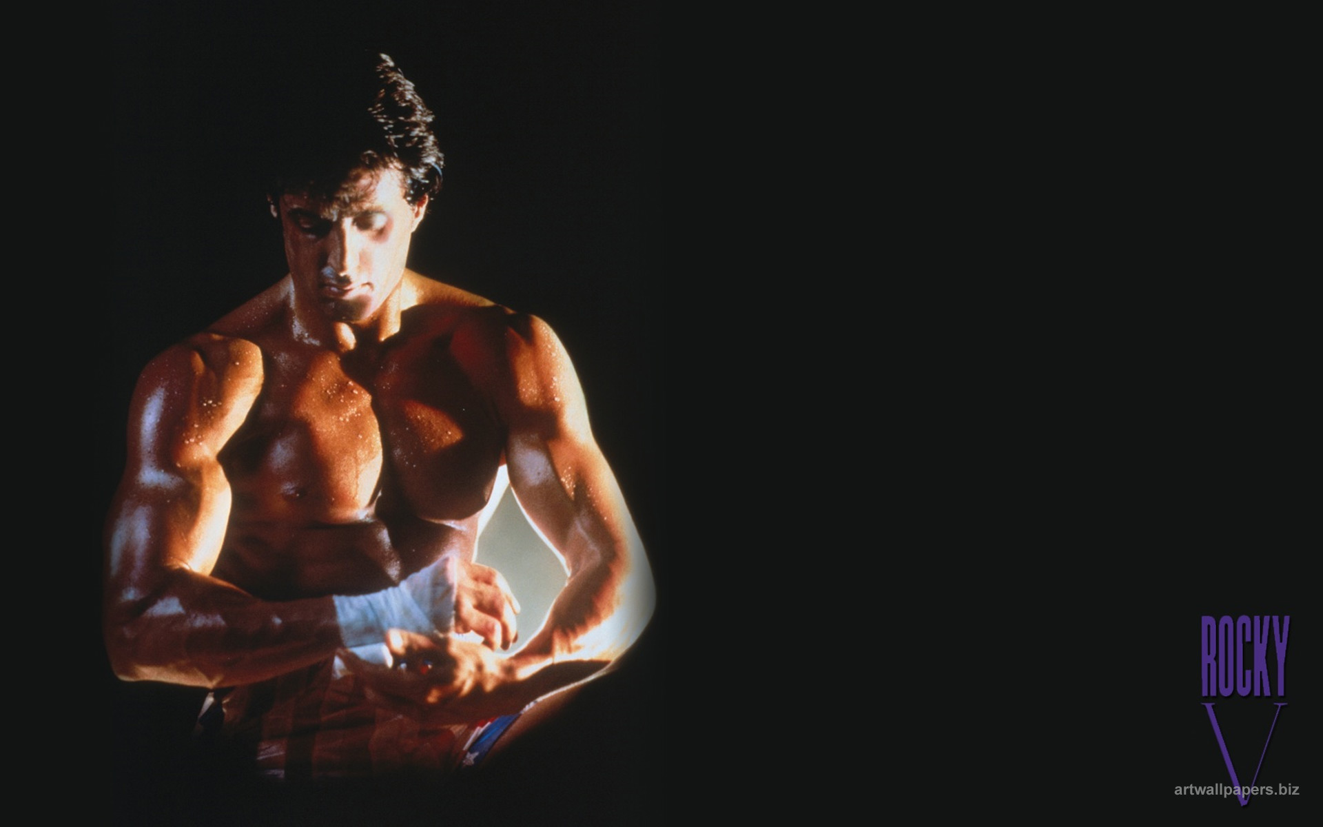 rocky balboa wallpaper hd,barechested,muscle,bodybuilding,arm,chest