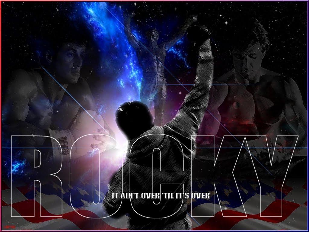 rocky balboa wallpaper hd,violet,graphic design,darkness,space,font