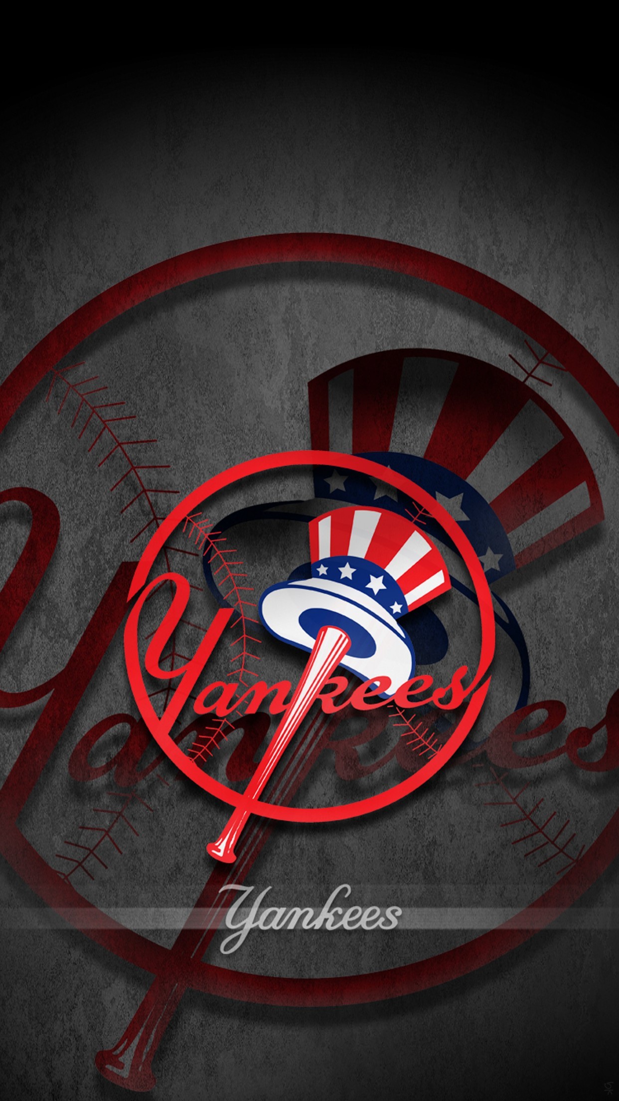 New York Yankees Iphone Wallpaper Font Logo Calligraphy Graphics Symbol Wallpaperuse