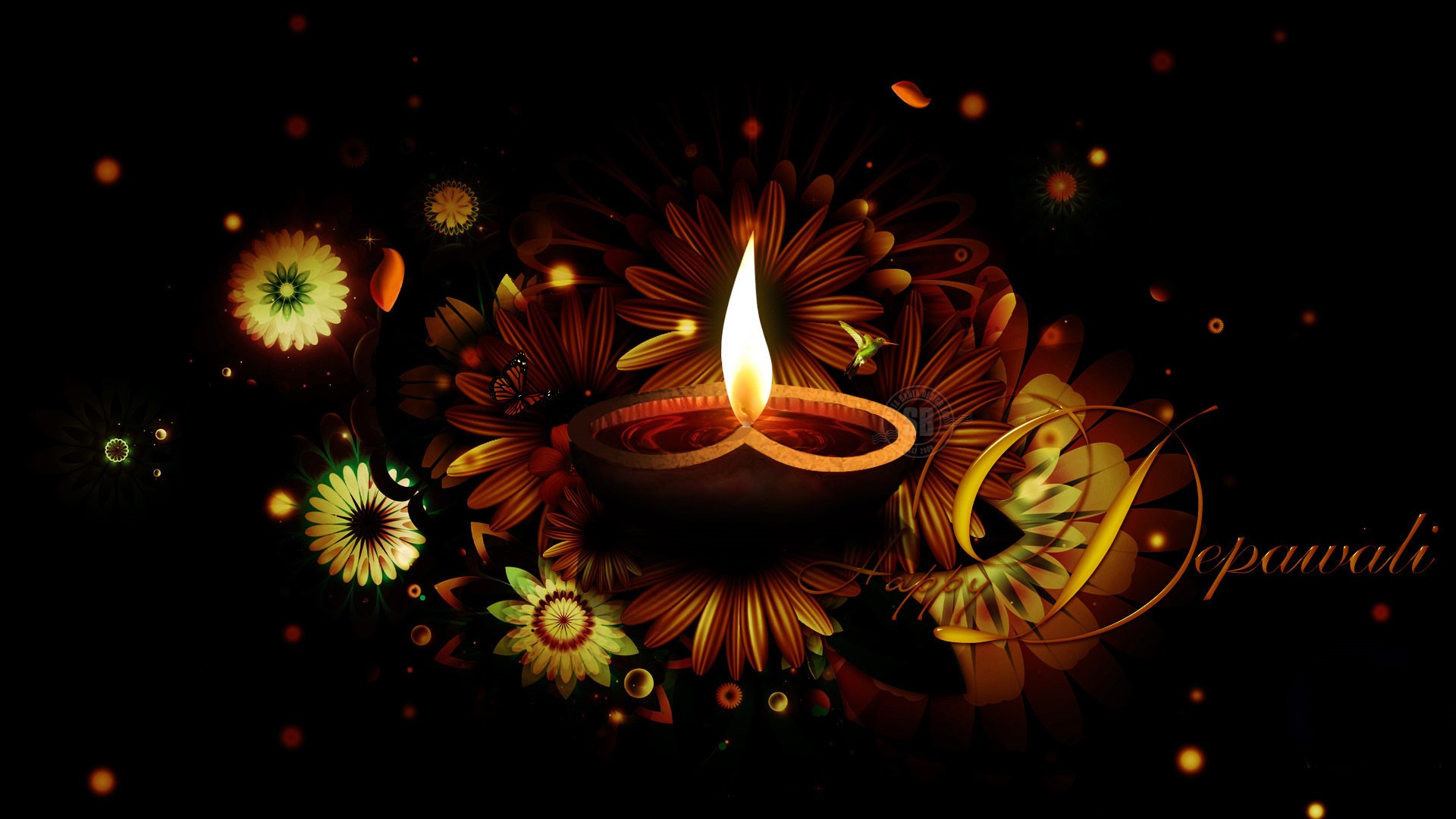 deepavali hd wallpaper,diwali,darkness,sky,graphics,event