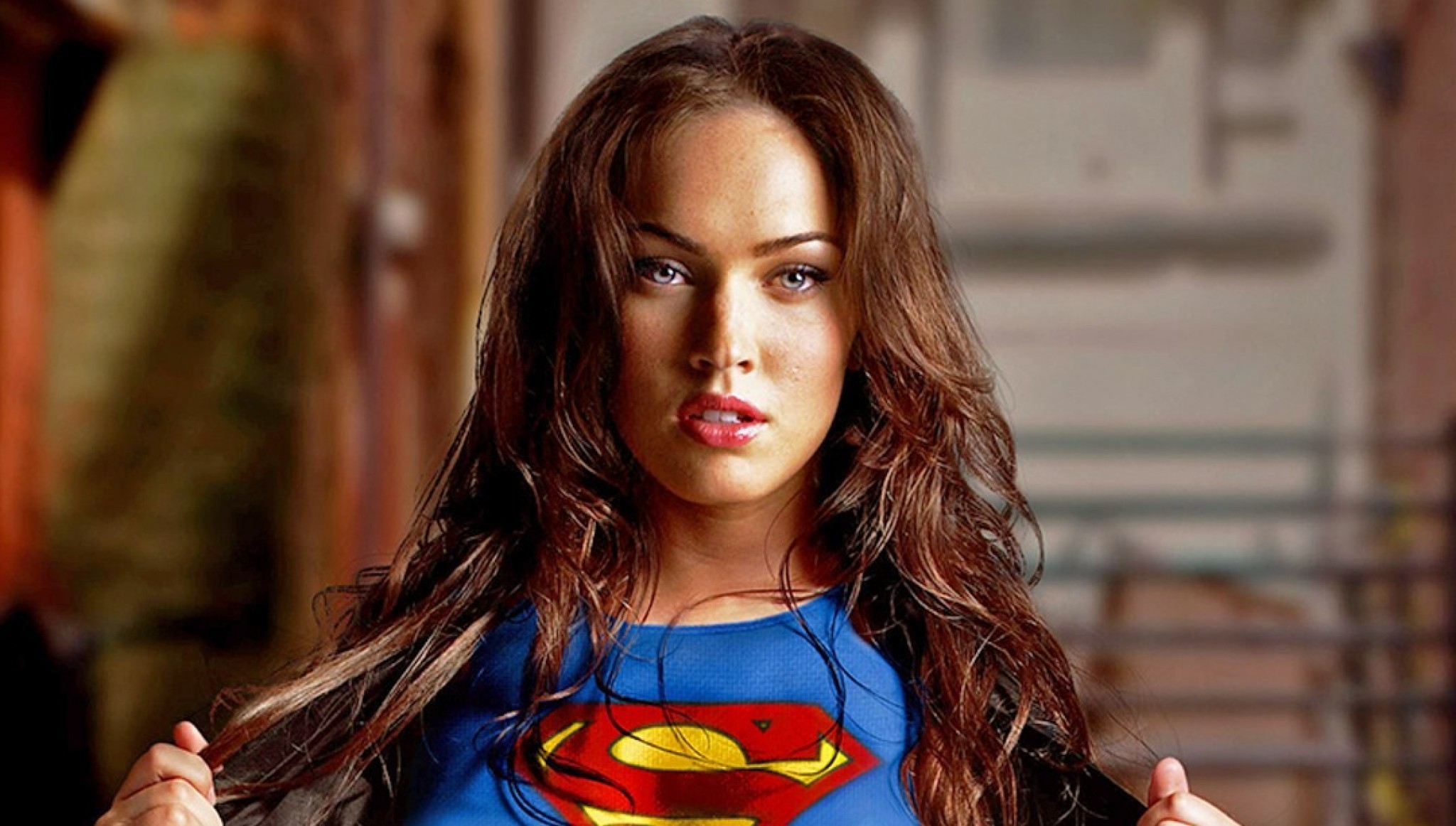 megan fox supergirl wallpaper,superman,superhero,fictional character,justice league,lip