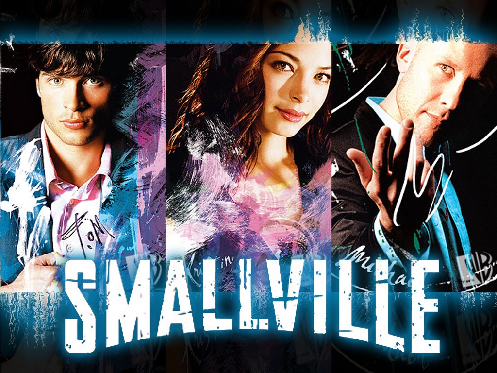 papel pintado smallville,película,fuente,póster