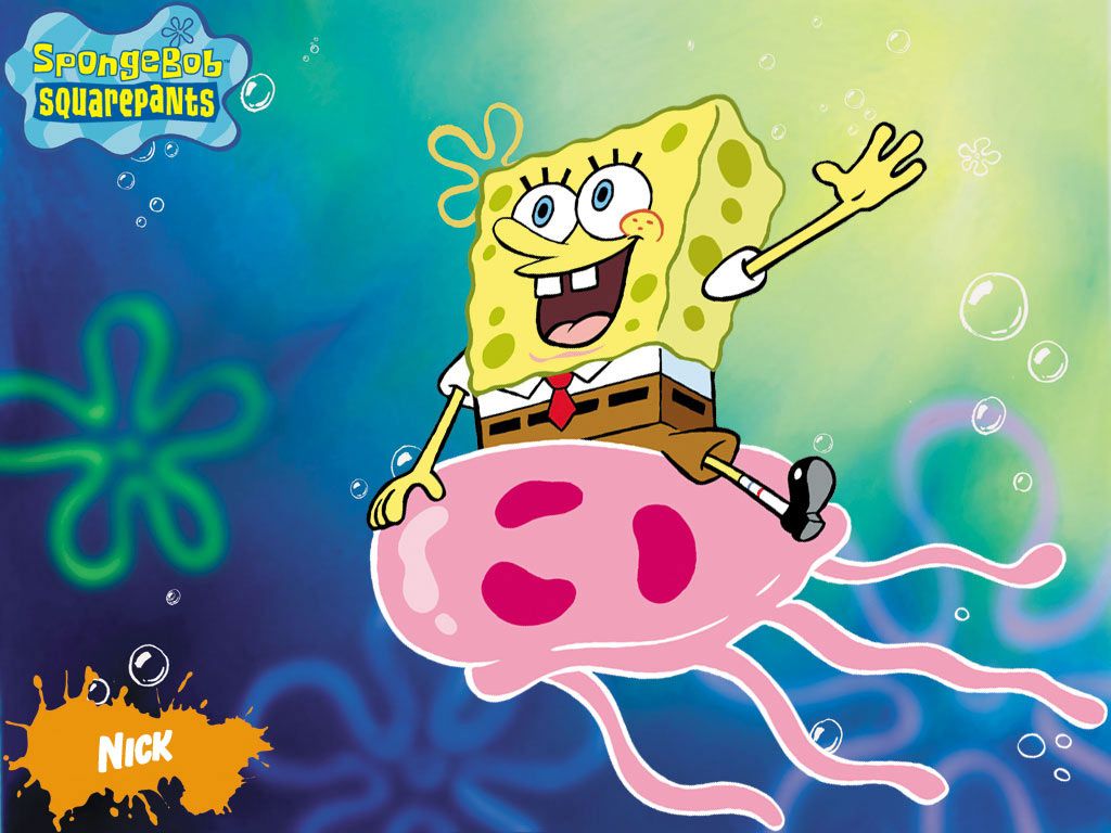 spongebob squarepants wallpaper,cartoon,animated cartoon,illustration,animation,organism