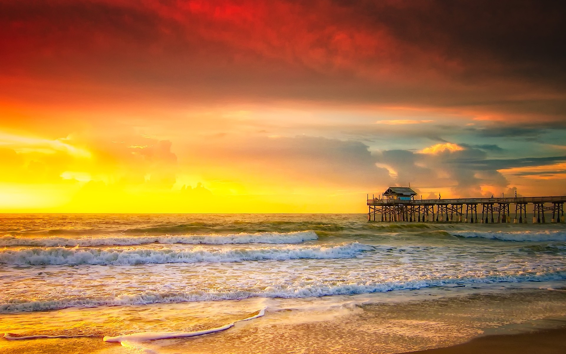 sommer tapeten hintergründe,himmel,natur,horizont,meer,sonnenaufgang