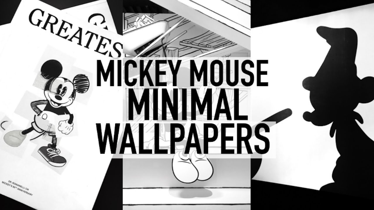 mickey mouse wallpaper,cartoon,font,text,black and white,graphic design