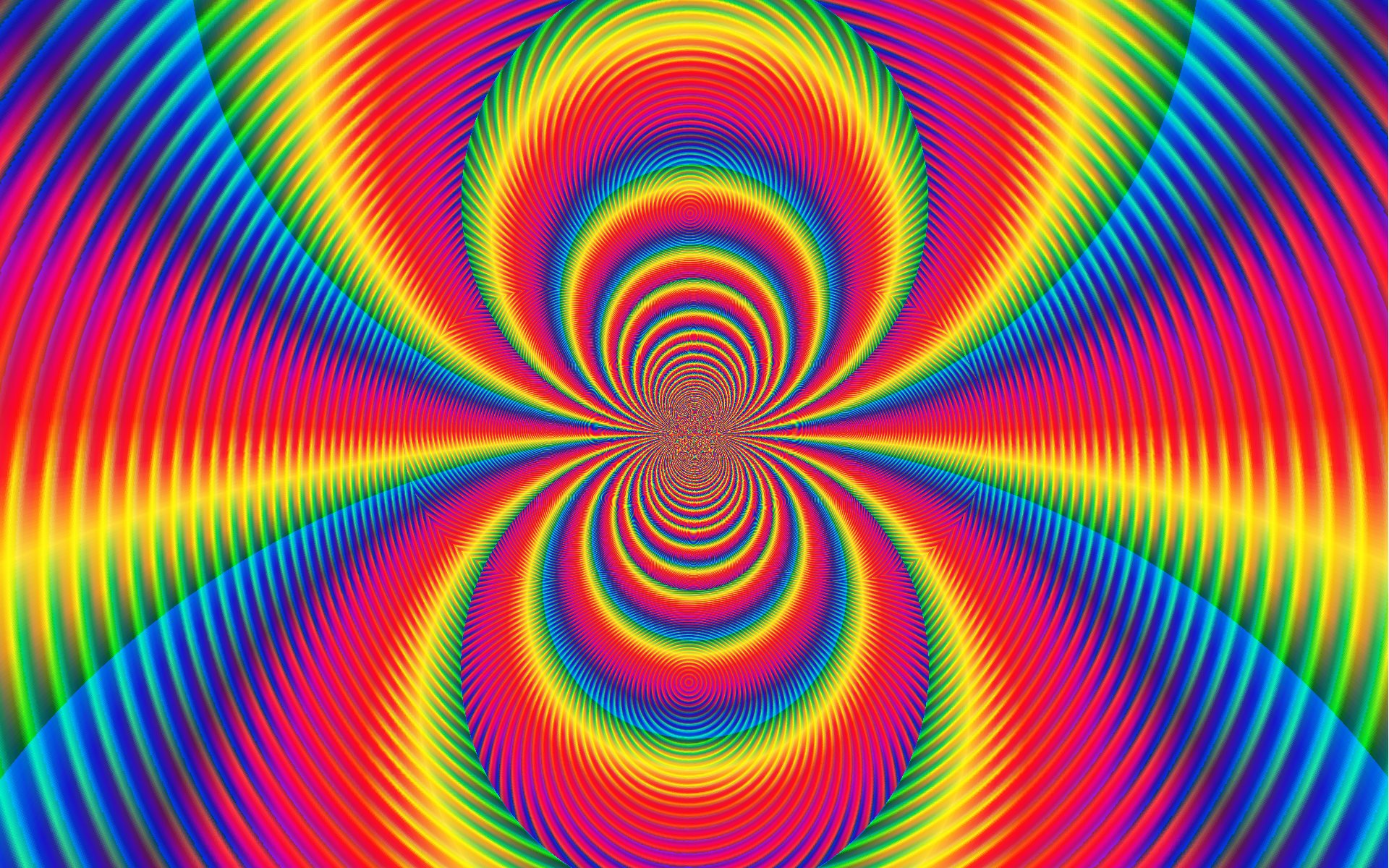 fond d'écran arc en ciel,art psychédélique,couleur,cercle,modèle,art fractal