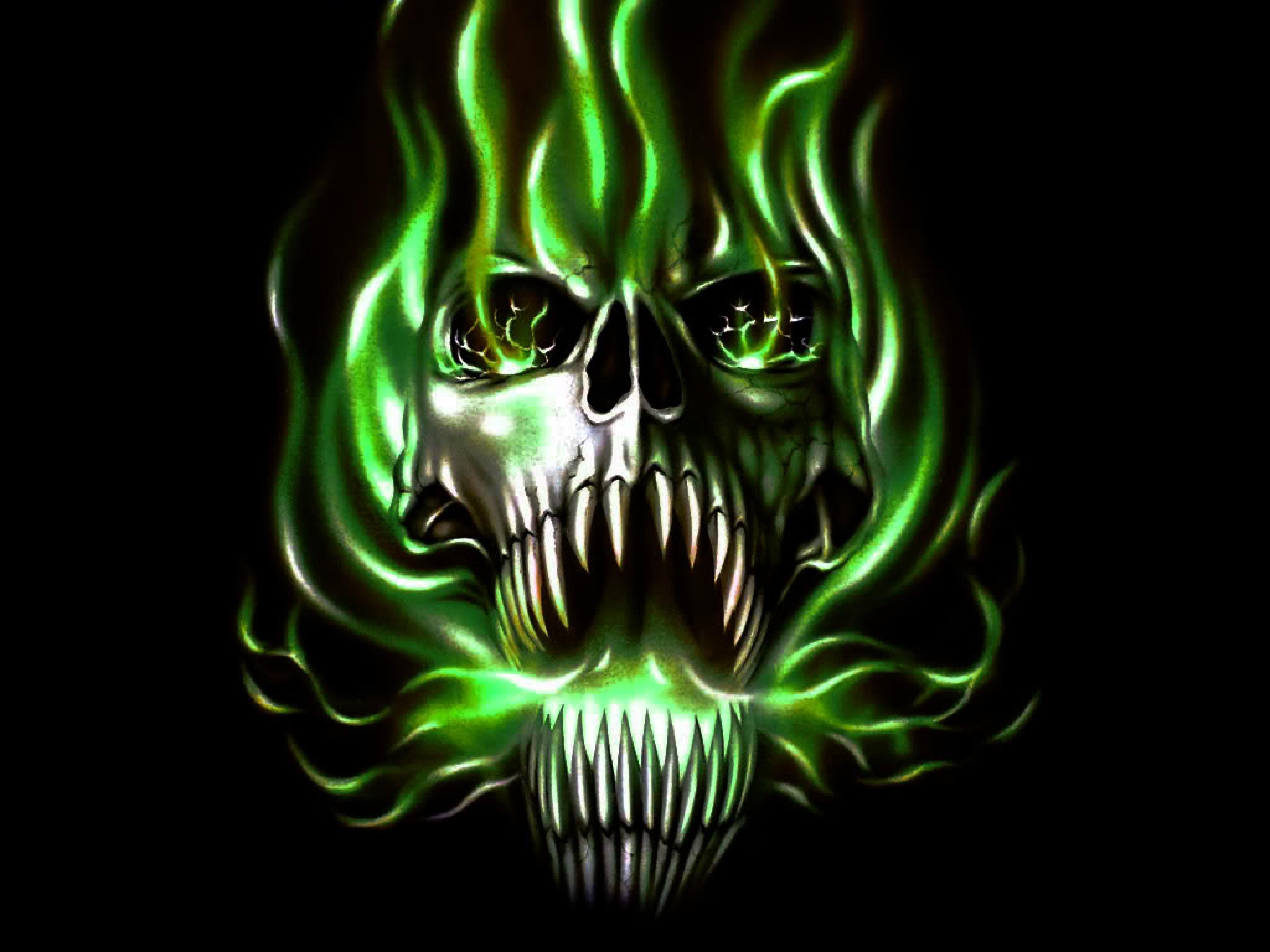 skull wallpaper,green,skull,bone,graphic design,illustration